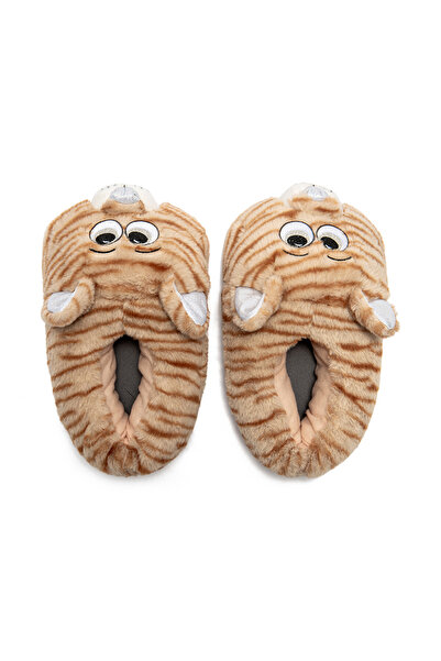 Twigy Pompik Women, Waiter Size Animal Slippers Beige 36/41