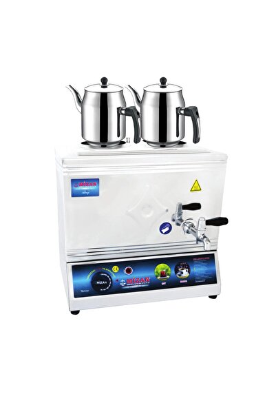 Mizan 25 Lik Elektrikli 20 Litre 2 Demlikli Çay Kazanı Hediyeli