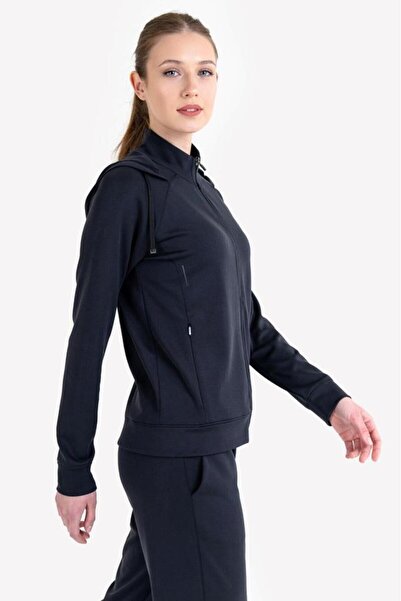 Lescon Γυναικείο φούτερ με φερμουάρ 23n-2109