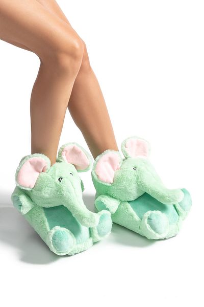 Twigy Elephant-2 Green Γυναικείο Panduf - Animal, μέγεθος 36/41