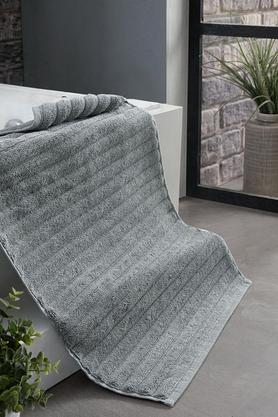 neşe home collection Πετσέτα ποδιών Grey Wave 50x75 cm