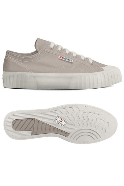 Superga 2630 Stripe Unisex Colombia Gri Bileksiz Sneaker