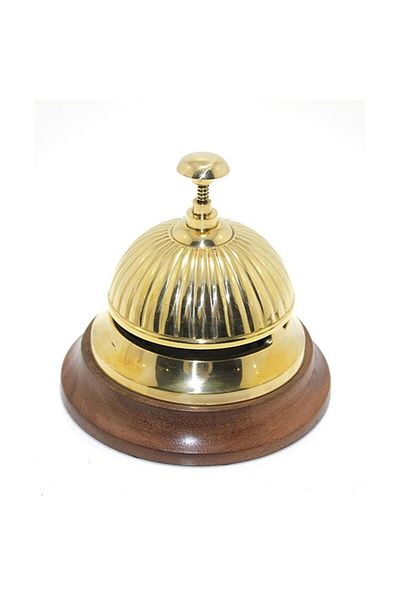 Miyas Brass Reception Bell