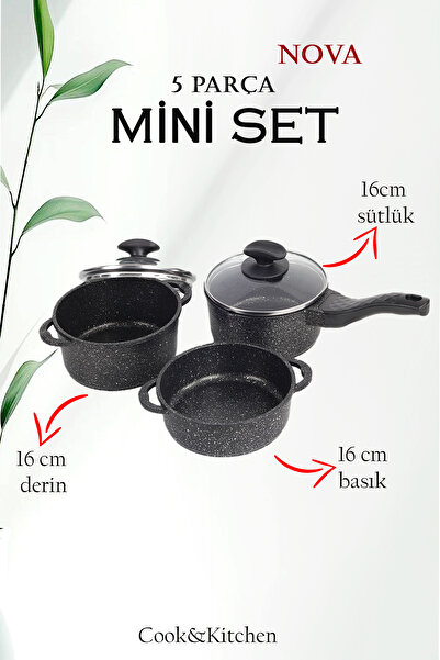 COOK KİTCHEN Nova 5 Piece Mini Set