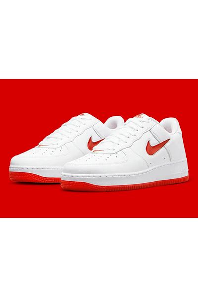 Nike Air Force 1 Low Retro "Jewel" White Red Fn5924-101