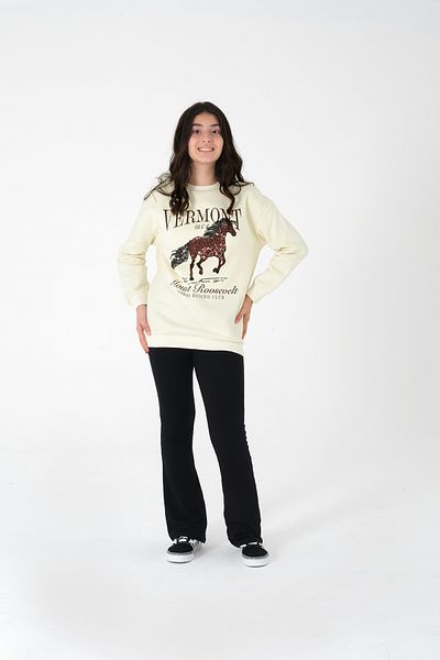 Kyron Girl's Black Spanish Trousers / Modern and Stylish Design