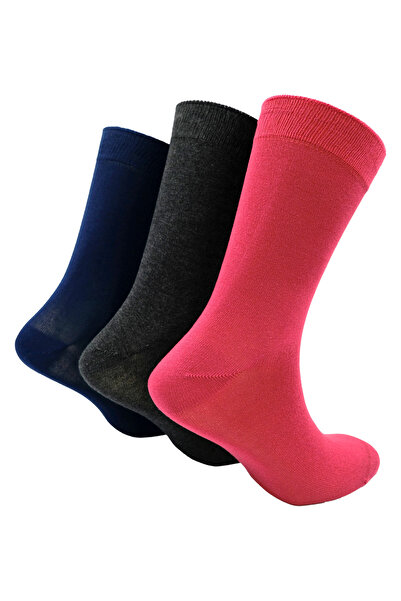 Bambuleyyo Çorap Erkek Bambu Çorap 3'lü Paket, Terletmeyen Çorap, Kırmızı Ant...