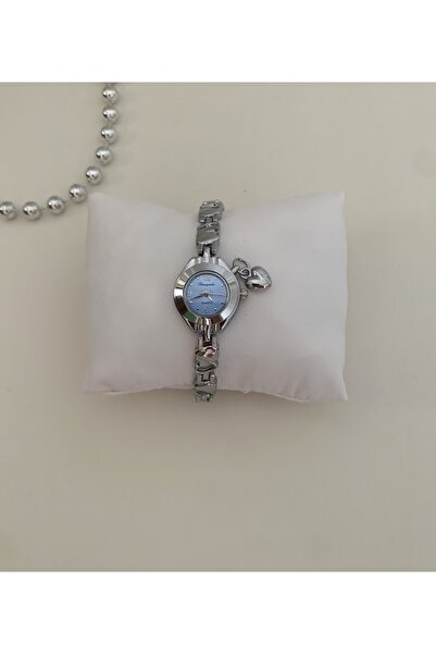 chaoyada Pinterest Model Kalp Mavi Vintage Saat