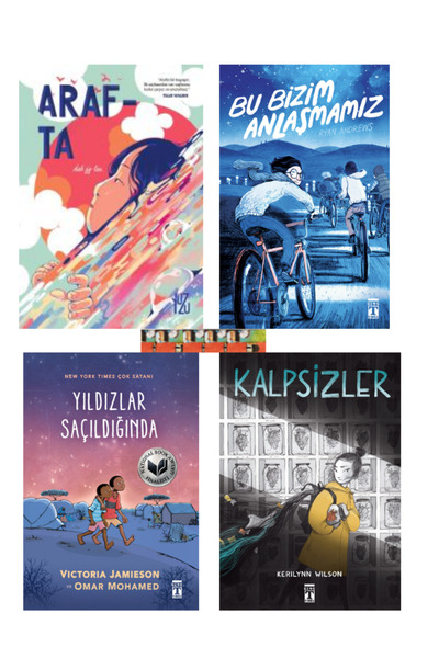 Genç Timaş 6.7.8.Sınıf-Arafta,Kalpsizler,Yıldızlar Saçıldığında (Fleksi Cilt)...