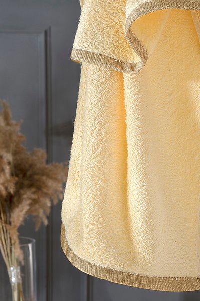 neşe home collection Σετ πετσέτες μπάνιου Rosa 2 τεμαχίων κίτρινο