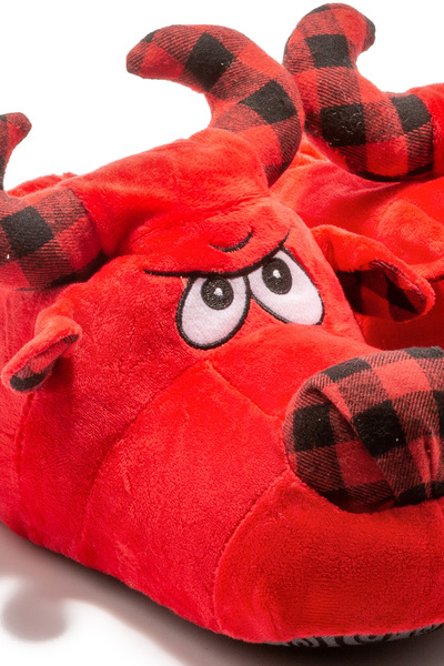 Twigy Taurus Men's Animal Slippers Red 41/46