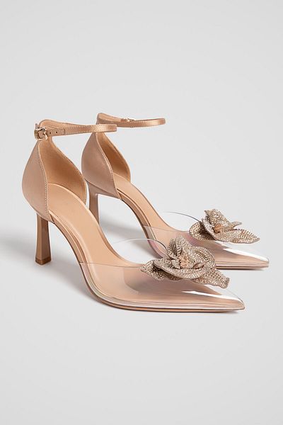 Stradivarius Segmented Vinyl Heels For Limited Edition