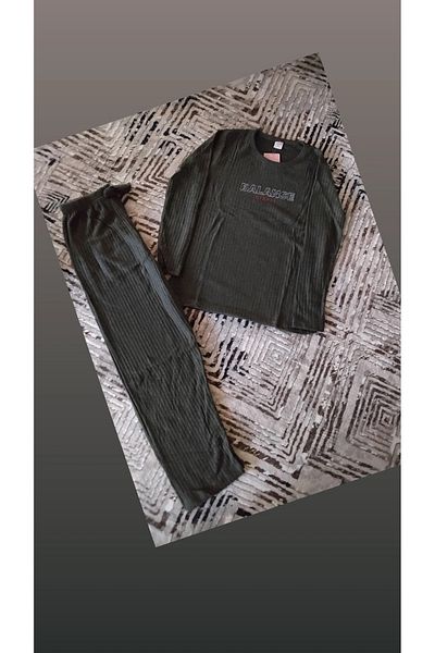 OPUS Printed Long Sleeve Cotton Pajamas Set.