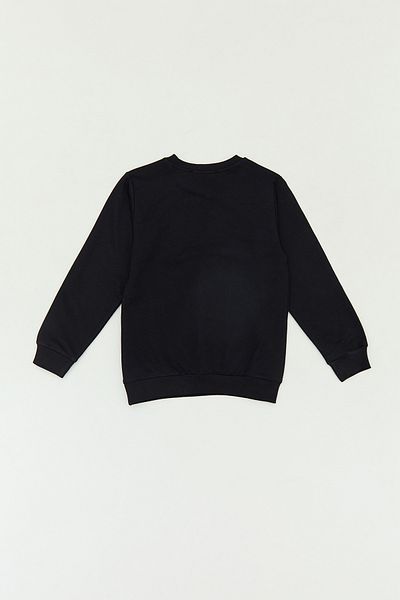 Fulla Moda Hanorac pentru băiat cu gât crew - imprimat