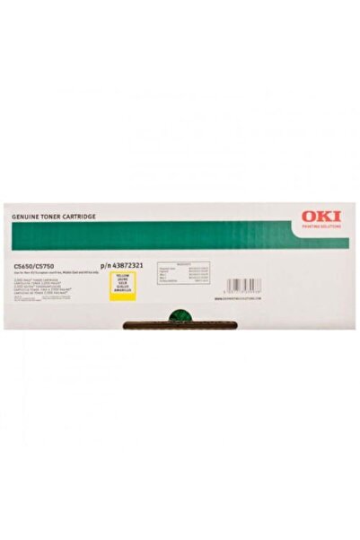43872321 Sarı Yellow  Toner C5650 / C5750