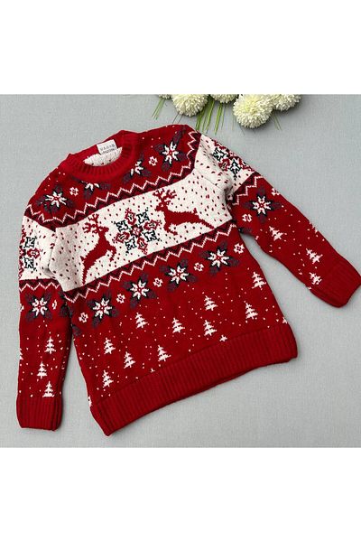 Lolliboomkids Tricotaj unisex Pulover Anul Nou - Zapada - Iarna Concept Tesut Culoare Gamă mare de modele
