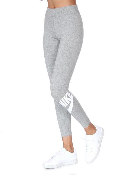 Nike Cz8528-063 Women's Gray Casual Style Tights - Nsw Essntl Gx Hr Lggng Ftra