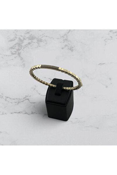 Has Kuyumcum 14 Ayar Altın Küplü Taşlı Kelepçe