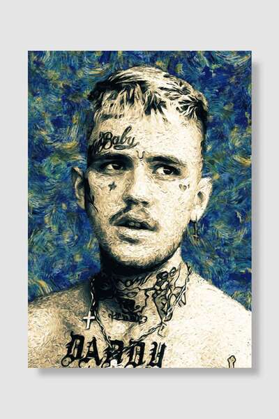 kubdekor Lil Peep Popart Poster Dekoratif Modern Sanatsal Duvar Poster