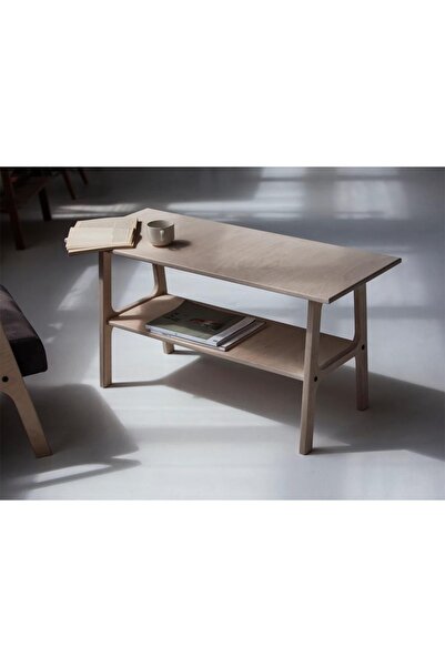 Woodesk Puerta, Ahşap, Orta Sehpa, Coffe Table, 100x50, Ceviz Renk, Cpt4743-100