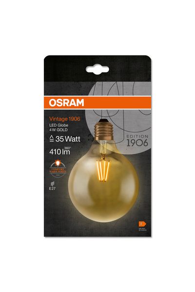 Osram Led Globe Flament 4w 2400k 410lm E27 Duy Gold Işık Ampul