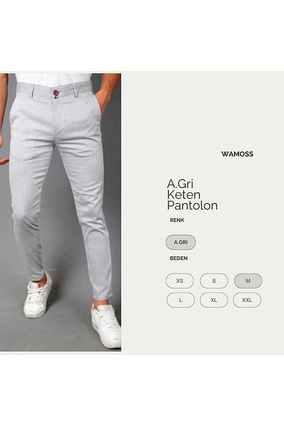wamoss 2025 Model Chino Linen Pants - Korean Style Ktn1