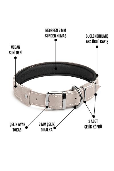 pasiole Dog Collar, Dog Collar, Large and Medium Breed Dog Collar - Benef