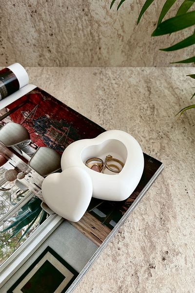 Mandalin Art Studio Mini Single Heart Shaped Jewelry Box