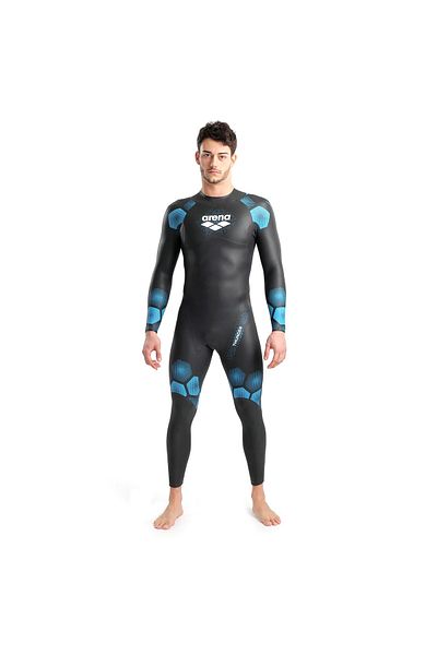 ARENA Powerskin Thunder Wetsuit Men's Black Racing Swimsuit 005631510