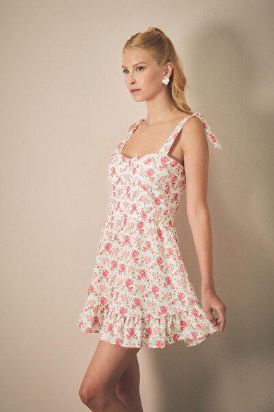 Fulla Moda Φόρεμα με λουλούδια με λουλούδια