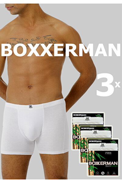 BOXXERMAN Tatkan - 3'lü - Erkek Bambu Sport Boxershort