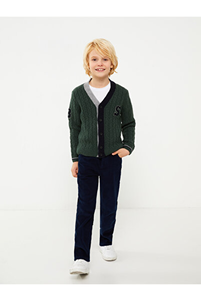 LC Waikiki Elasztikus derékú alap bársonyos fiúnadrág