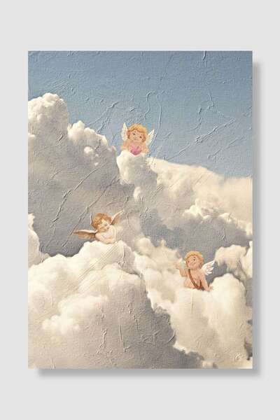 kubdekor Vintage Cloud Aesthetic Popart Poster Dekoratif Modern Sanatsal Duvar Poster