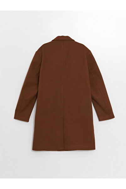 LC Waikiki Standart Kalip Ceket Yaka Erkek Kase Kaban - W46062z8