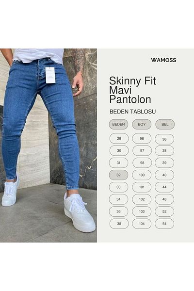 wamoss 2024 Summer Korean Style Lycra Skinny Jeans Mk1