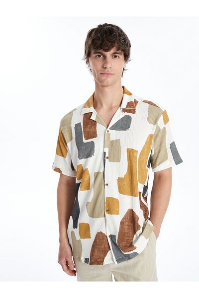 LC Waikiki Pánská košile Regular Fit s krátkým rukávem