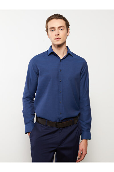 LC Waikiki Slim Fit hosszú ujjú Dobby férfi ing