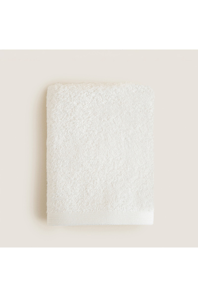 Chakra Flovya Yüz Havlusu 50x90 Cm Beyaz