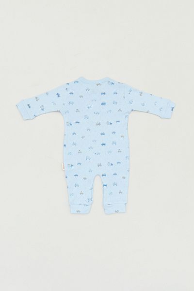 Fulla Moda Boys' Jumpsuit - Crew Neck, Printed and Pocket Detailed