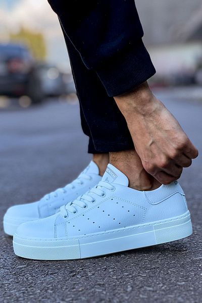PUPOOL CH983 CBT Pantofi Tenis bărbați ALBI