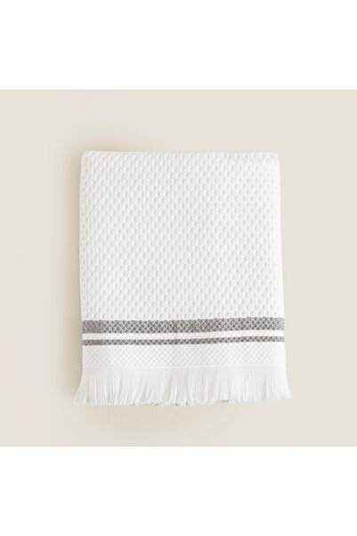 Chakra Volal Yüz Havlusu 50x90 Cm Beyaz