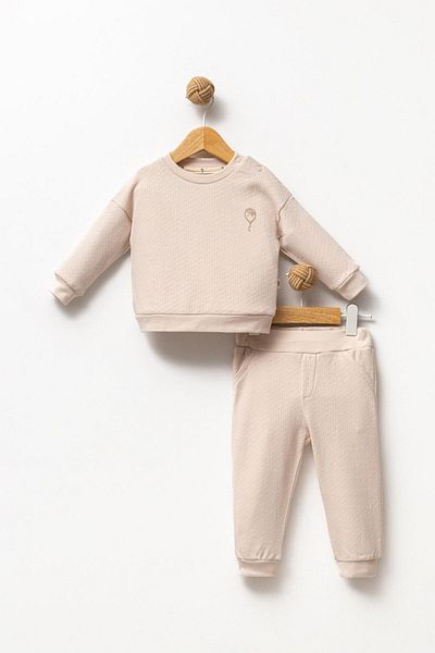 Bubbles 100% Cotton Breathable Fabric Baby Set of 2