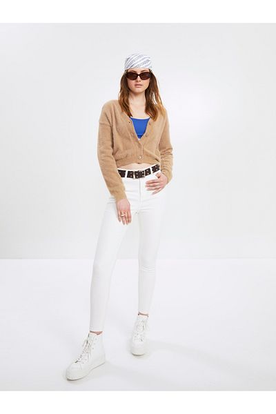 LC Waikiki V-Neck Women's Knitwear Cardigan