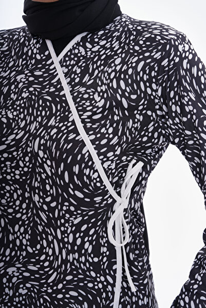 miss ledonna Πουά Πλαϊνό Φόρεμα Προσευχής