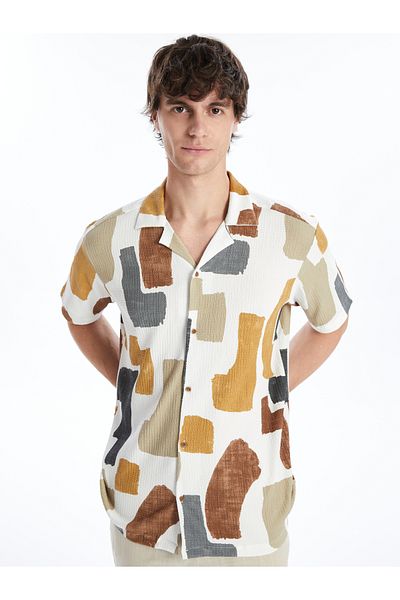 LC Waikiki Pánská košile Regular Fit s krátkým rukávem