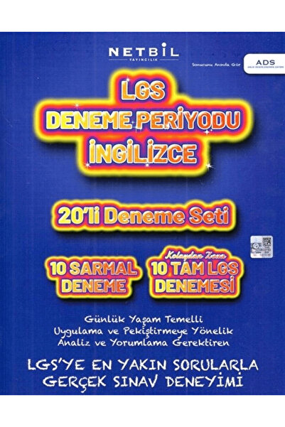 Genel Markalar 8. Sınıf LGS Deneme Periyodu İngilizce 20'li Deneme / Kolektif...