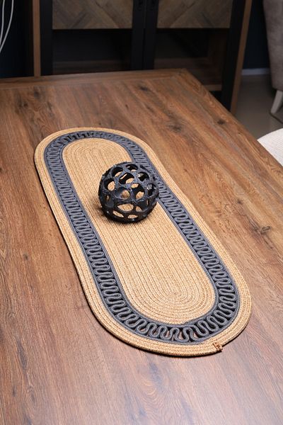 Aven Jute, Wicker, Runner, American Service, Souple, Table Cover, Coffee Table Cover, Decor, Respirator