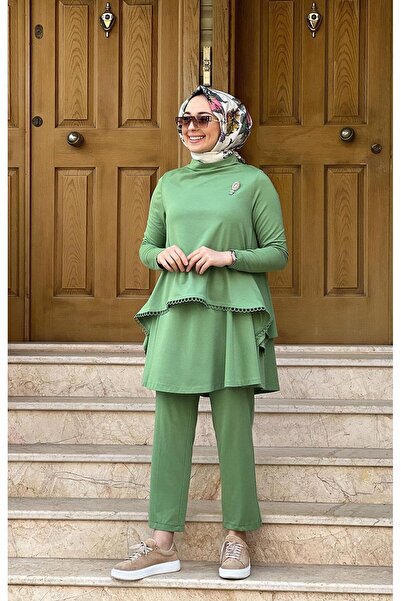 qupra Pantolonlu Takım Qay62031 Yeşil