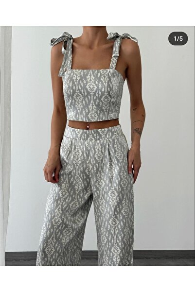 HAYAL Pırıltılı saten büstiyerli hayal takım