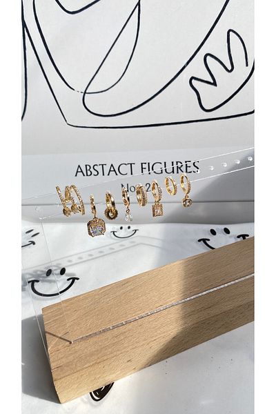 GAMZE STEEL VIP CHICKDRY INCLUDED EARRING SET